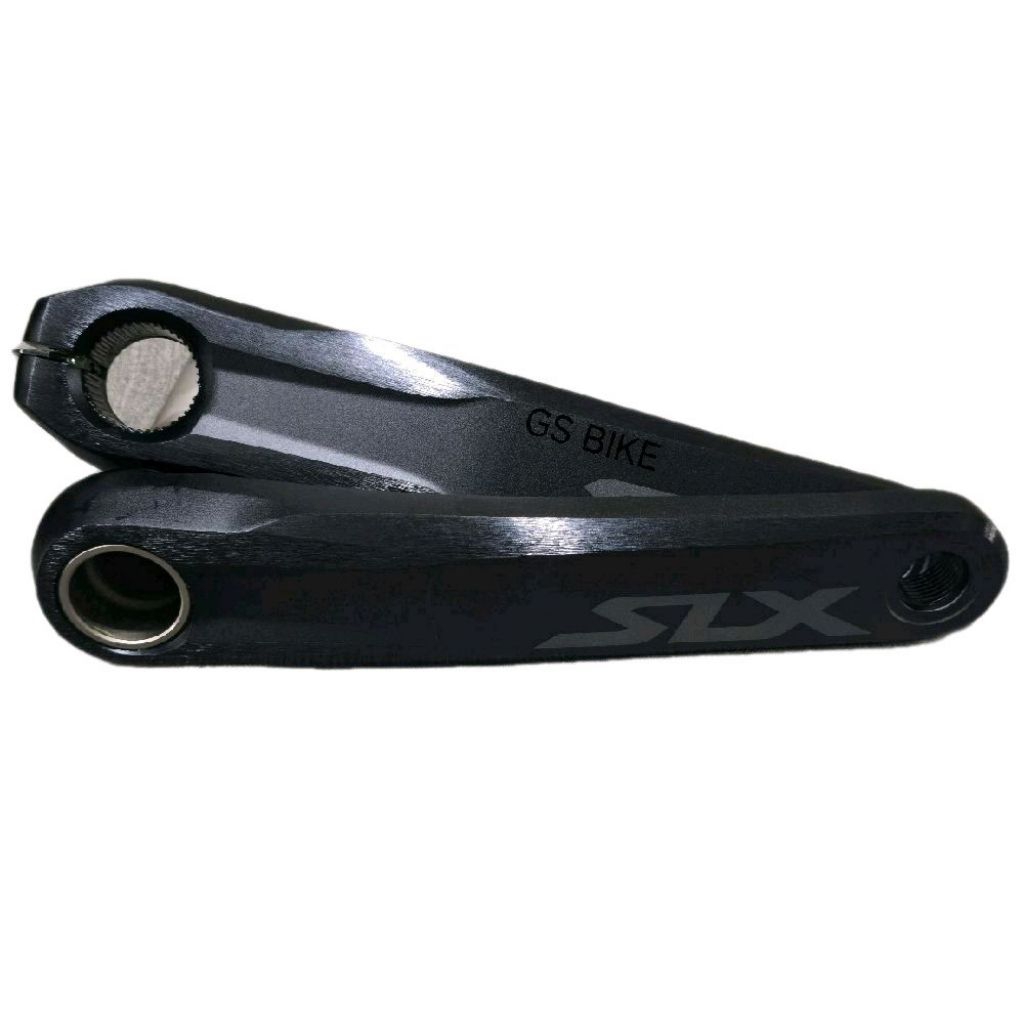 SHIMANO SLX FC-M7100-1 170mm Single Crankarm Crank Arm Sepeda MTB 52mm Spindle Tanpa Chainring & BB