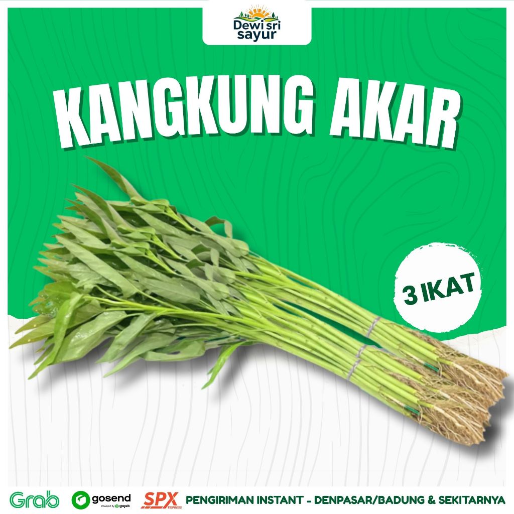 

Kangkung Akar 3 Ikat – Dewi Sri Sayur