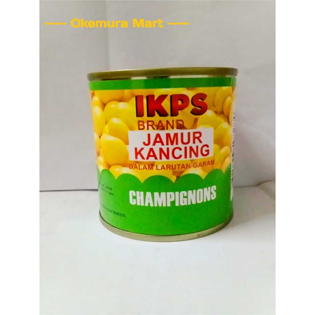 

IKPS Jamur Kancing Kaleng 192gr/IKPS Brand (Whole Mushroom Champignon)