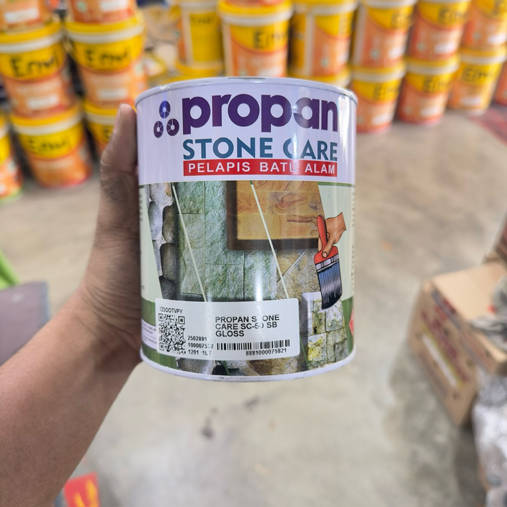 Cat pelapis batu alam Propan Stonecare clear gloss