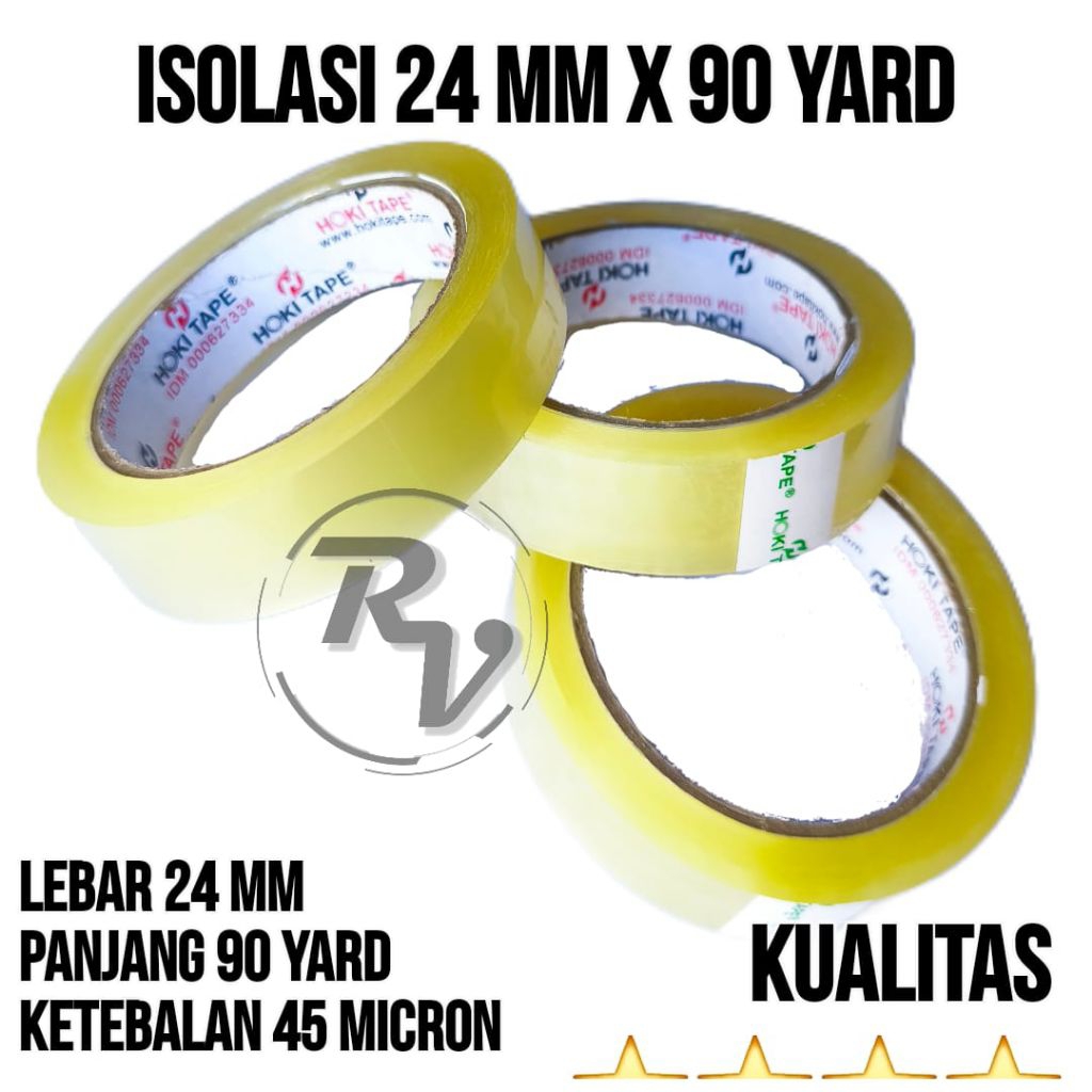 

Isolasi 24mm x 90yard / Selotip 24 mm x 90 yard