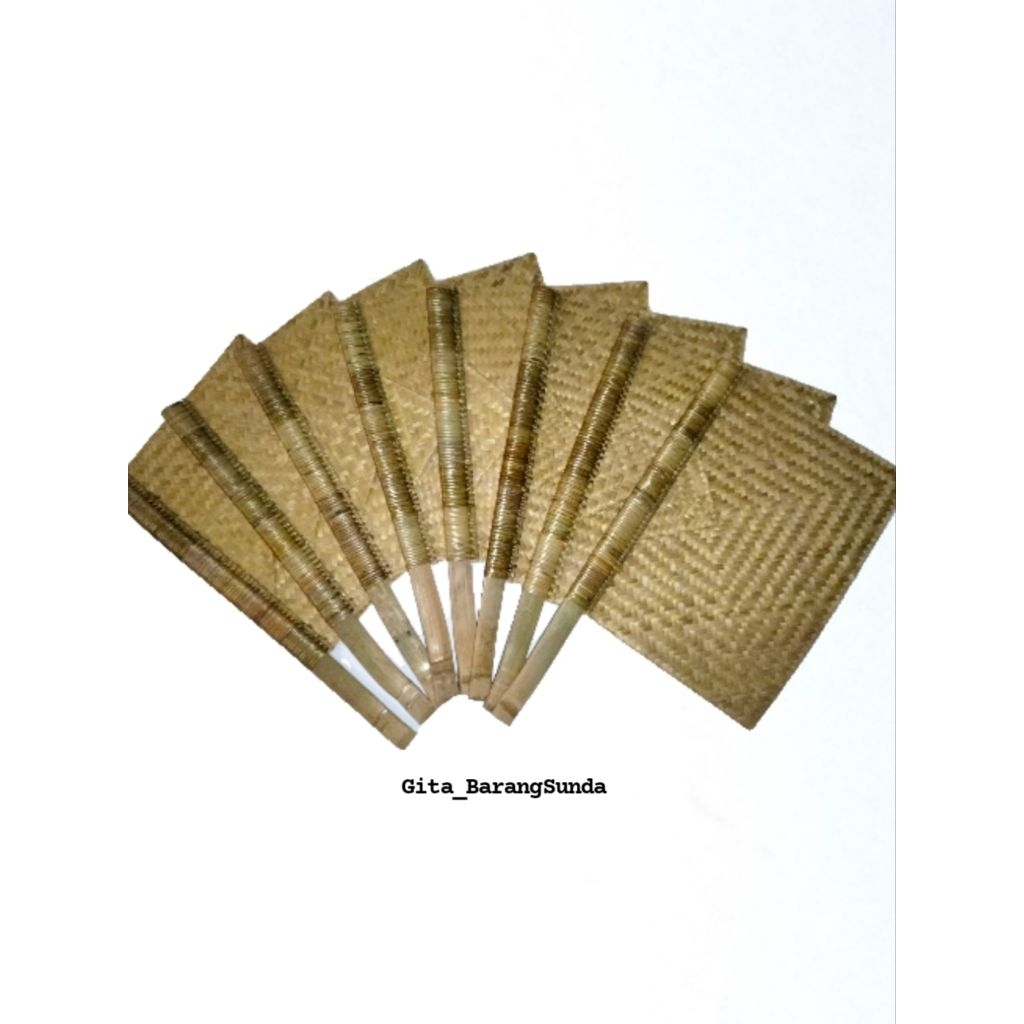 Kipas Anyam Bambu / Kipas Sate / Kipas Hihid / Kipas Bambu