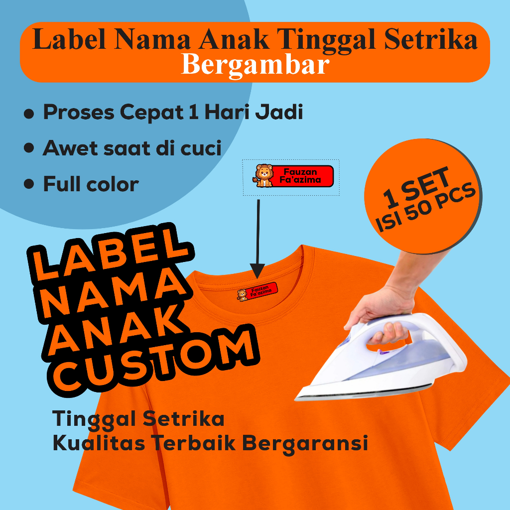 

Label Nama Anak - Label Nama Strika - Label Nama Bergambar