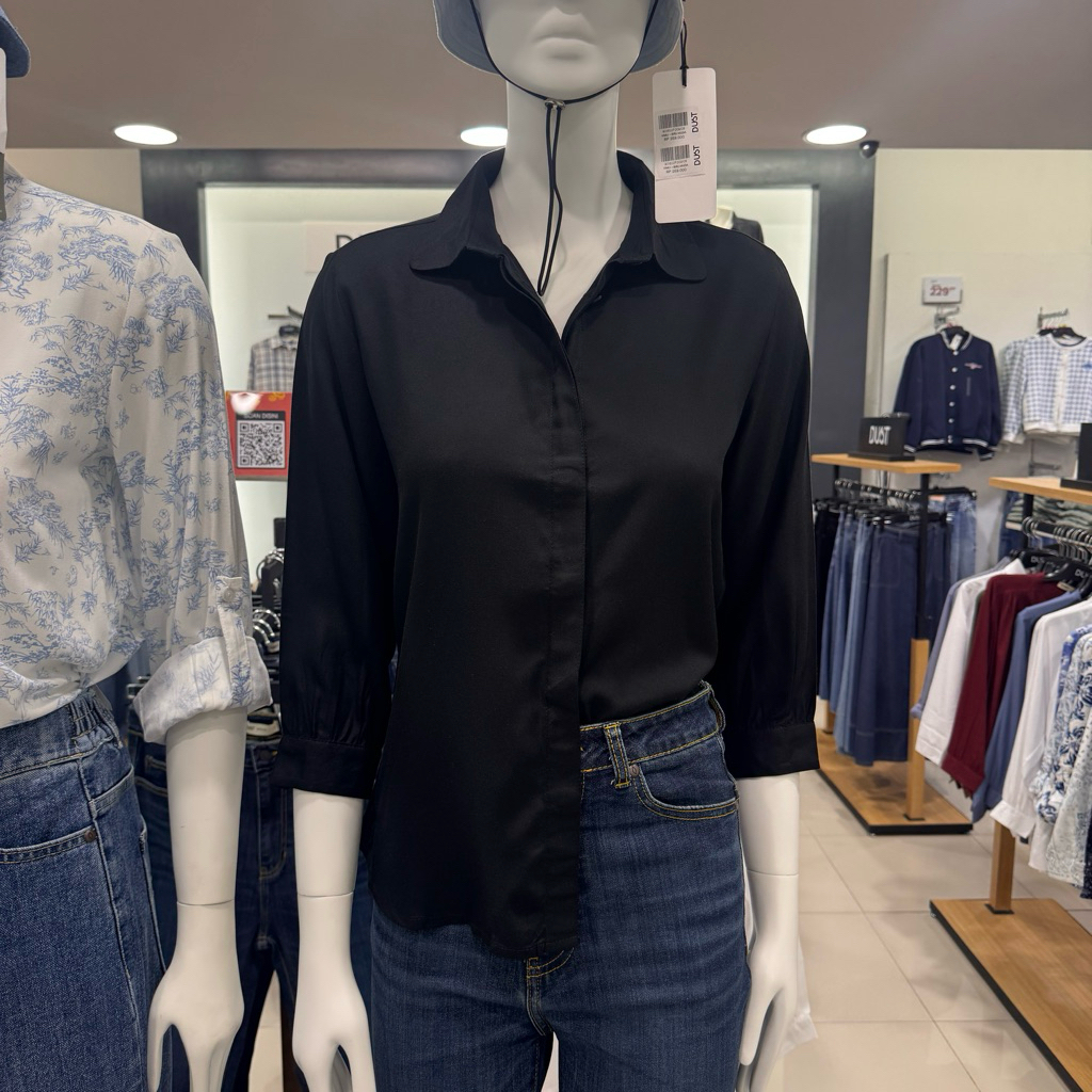DUST - NEW Kemeja Polos Wanita (S-XXL)