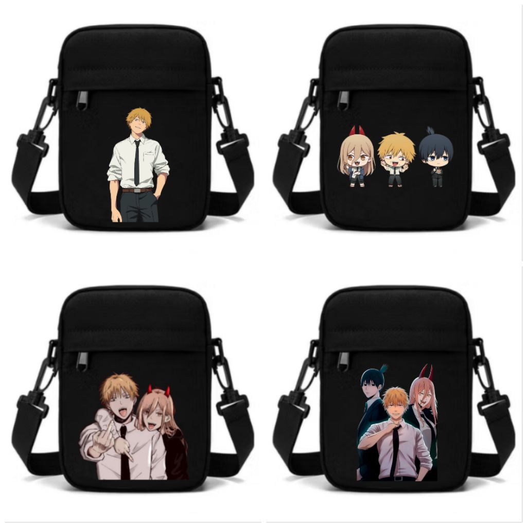 Tas selempang chainsaw man/Sling bag/Tas bahu/Tas casual/Tas hp/Tas slempang