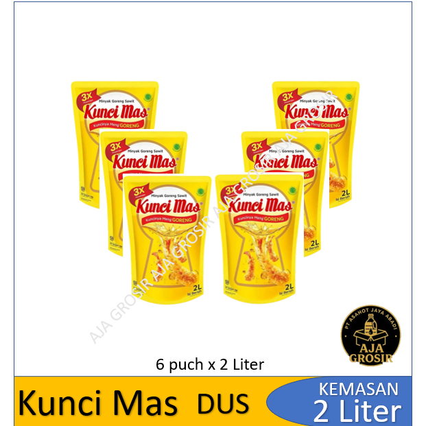 

KUNCI MAS Minyak Goreng 2 Liter X 6 Pcs (DUS)
