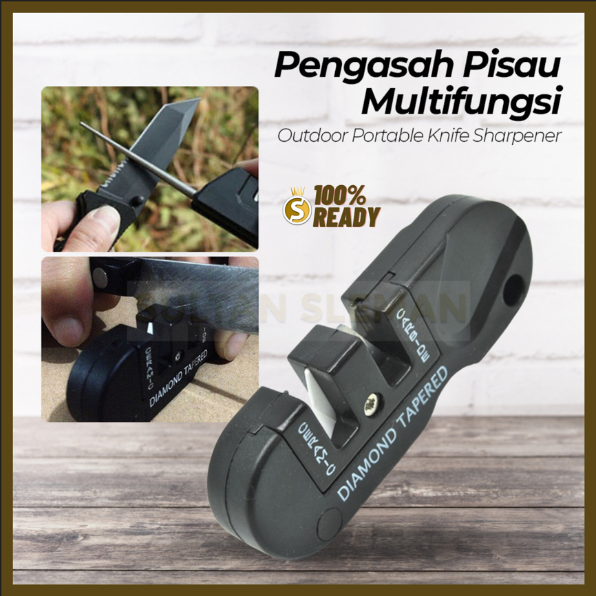 Pengasah Pisau Multifungsi / Asahan Pisau Portable / Alat Asahan / Alat Asah Pisau Serbaguna