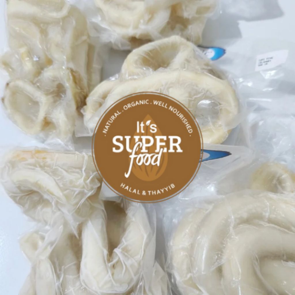 

Cumi Ring Jumbo Calamari 500gr Halal HACCP Teruji Lab | Seafood Premium | Mpasi Baby | Mpasi Bayi | Kids Meal