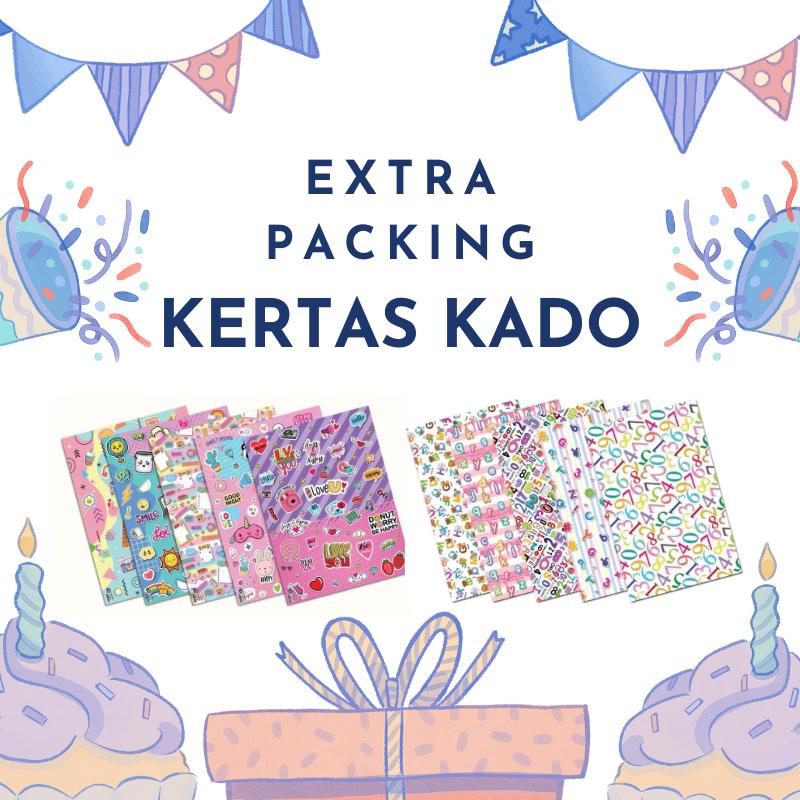 

EXTRA PACKING KERTAS KADO - KHUSUS PEMBELIAN PRODUK STEM MAINAN ANAK