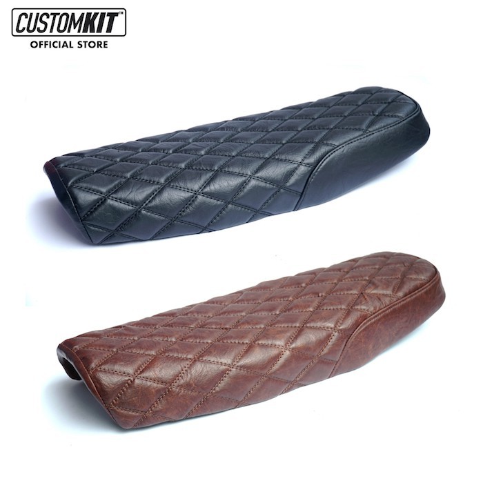 Jok Cafe Racer Motif Wajik Kawasaki W 175  by Customkit