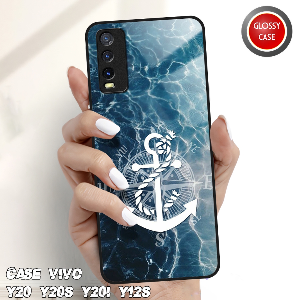 Glossy Case - Casing Hp Vivo Y20 / Y20s / Y20i / Y12s - Casing Hp Murah - Case Kilau Vivo - Kesing H