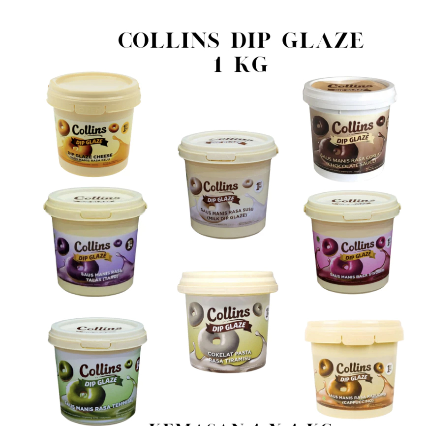 

COLLINS DIP GLAZE ALL VARIANTS 1 KG