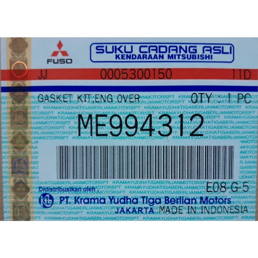 PAKING SET MITSUBISHI CANTER / ME994312