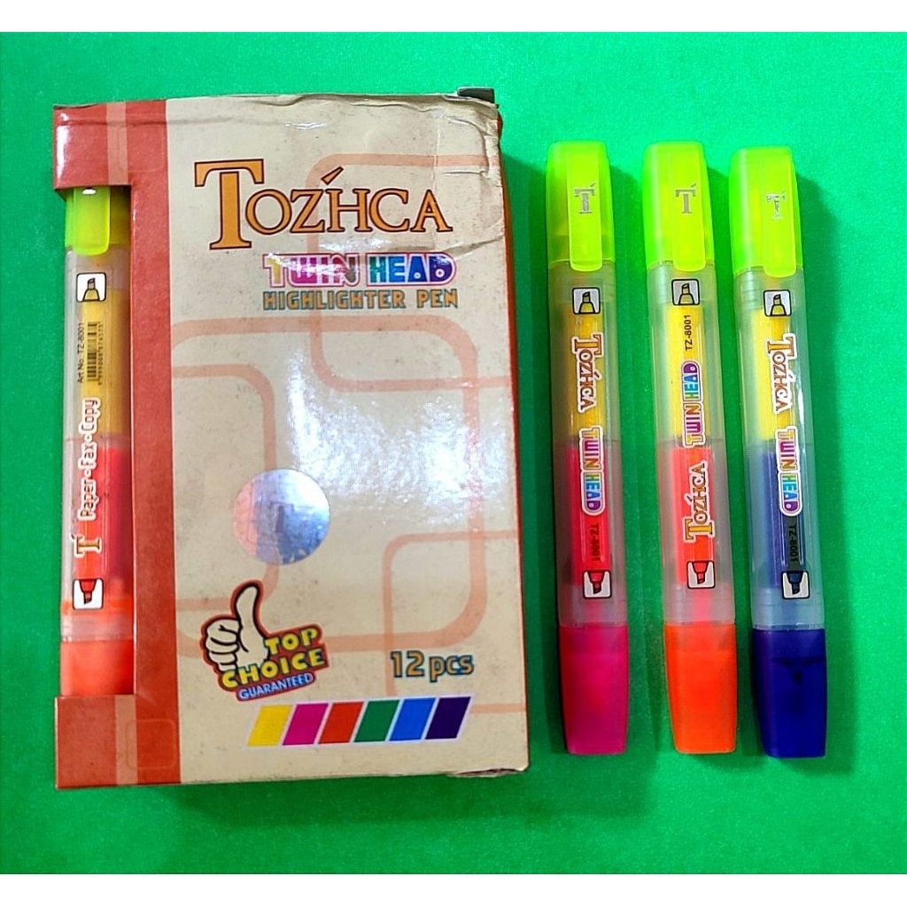 

Spidol Stabilo Tozhca Twin Head 2 Sisi – 12pcs | Highlighter Warna-Warni - Alat Tulis Kantor/ATK Murah Medan