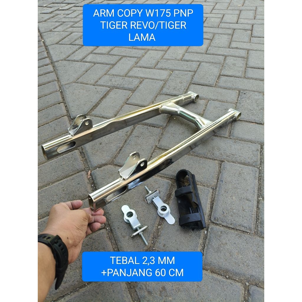 Swingarm w175 pnp Tiger Revo /Tiger lama/Supit belakang Arm Tiger super tebal