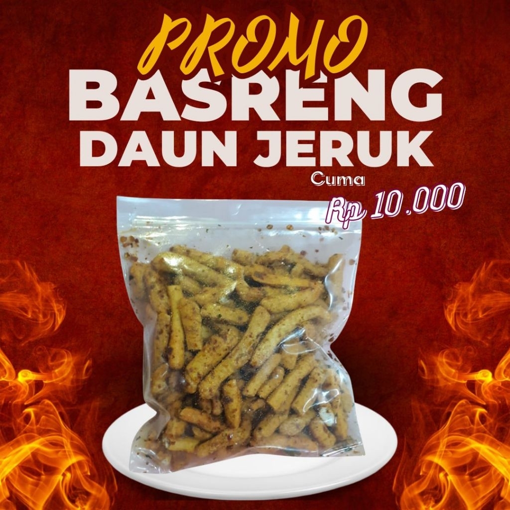 

PALING TERJANGKAU!!! BASRENG PEDAS DAUN JERUK 250Gr