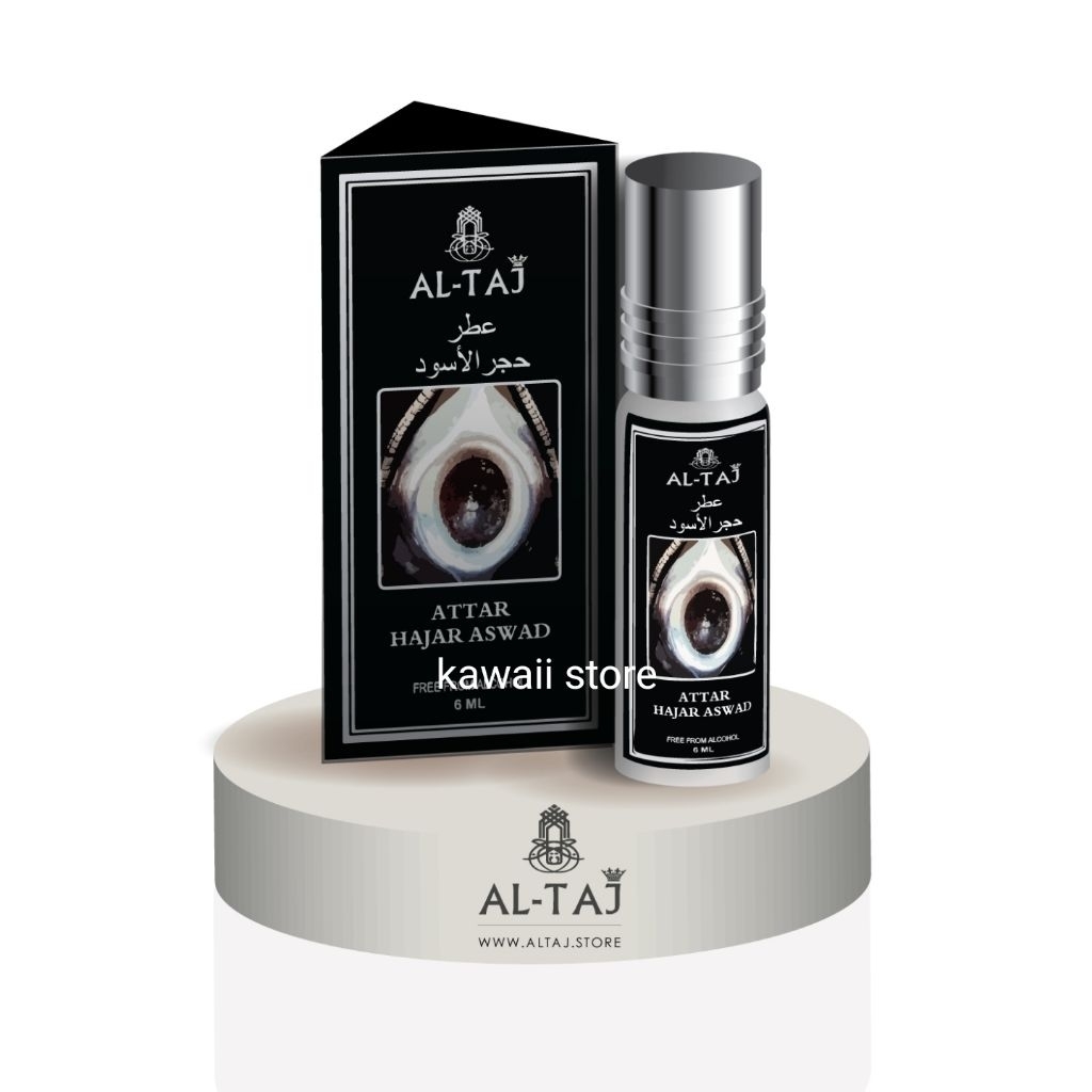 parfum rollon Altaj Attar hajar Aswad ORI import KSA non alcohol 6ml
