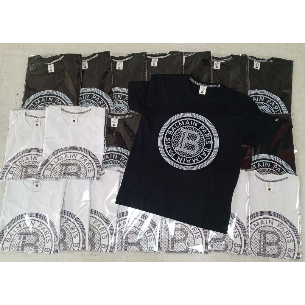 BLIORI KAOS BALMAIN PARIS M L XL XXL | KAOS COWOK CEWEK | ATSAN KAOS | KAOS PREMIUM