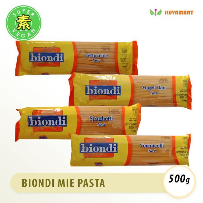 

[oddsolshop] pekanbaru/Biondi Pasta 500GR Fettuccine 12 Linguine Spaghetti 4 Vermicilli Angel Hair