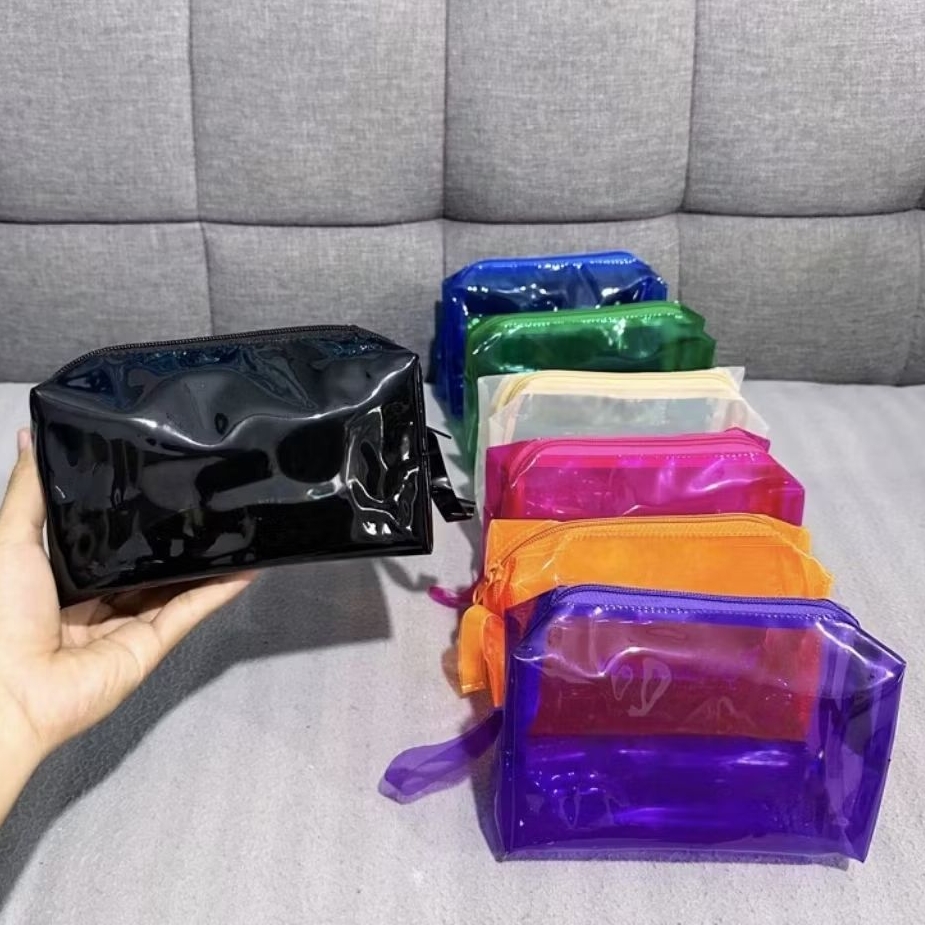 POUCH TEPAK MIKA WARNA TRANSPARAN waterproof
