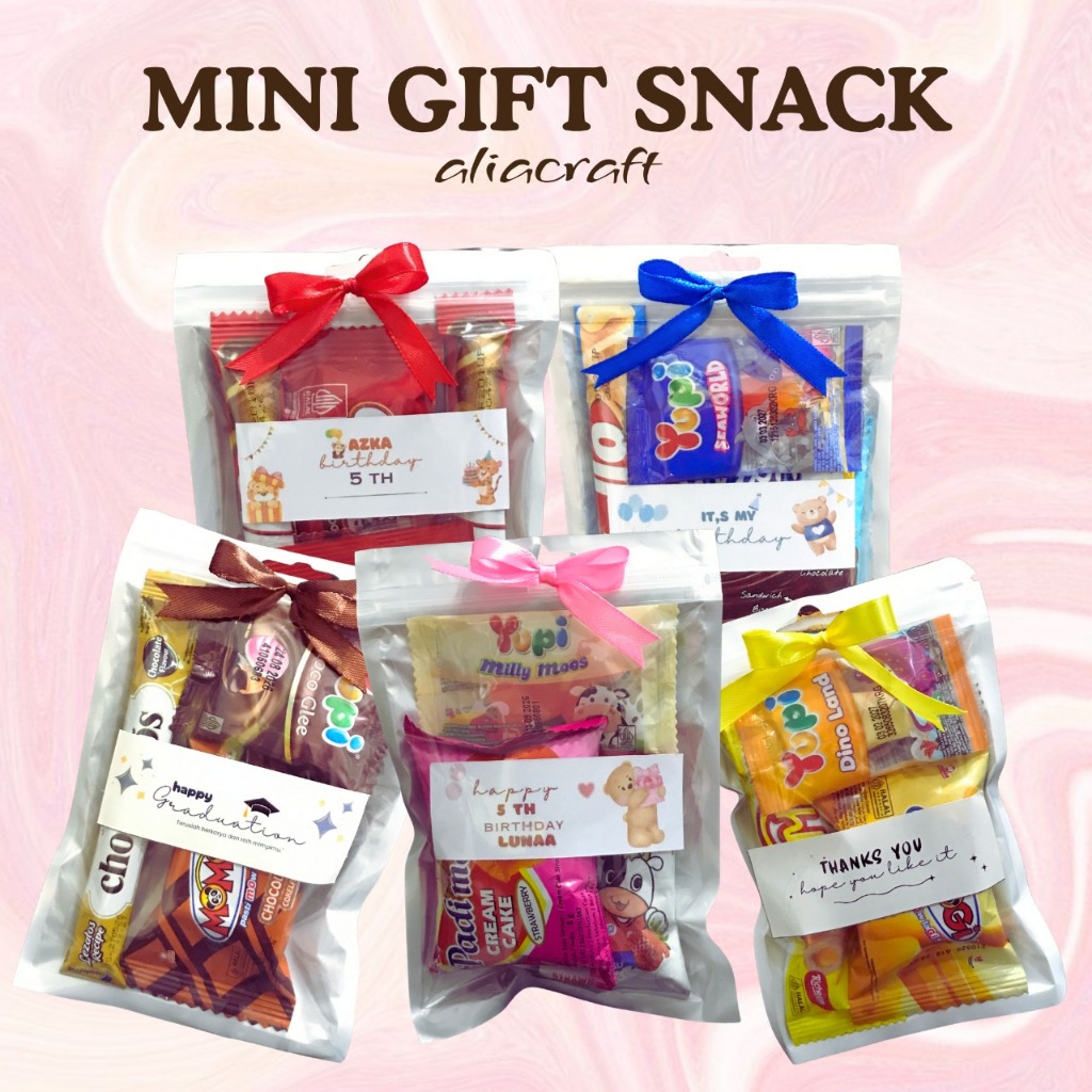 

Mini gift snack TERMURAH freebie mini snack mini hampers lucu