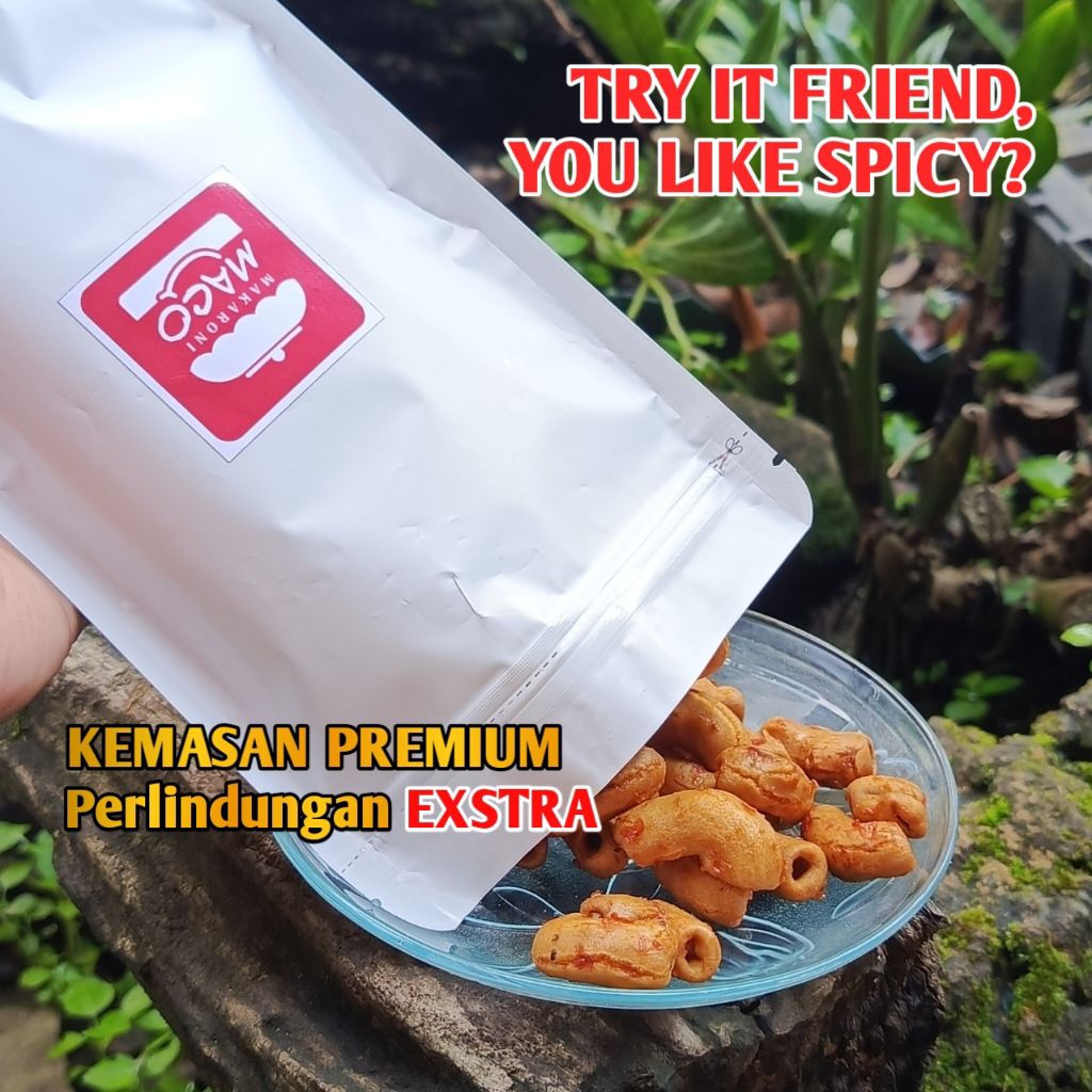 

Makaroni Bantat Pedas Manis Renyah Kemasan Premium Extra Tahan Lama