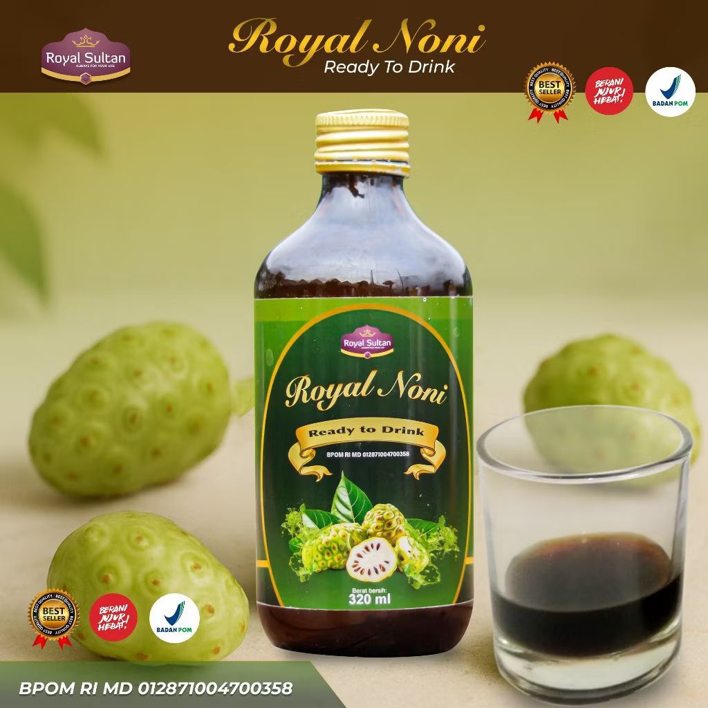 

Cuka Mengkudu Noni Cider Vinegar Royal Sultan 320ml Herbal Obat Pencernaan Batu Ginjal