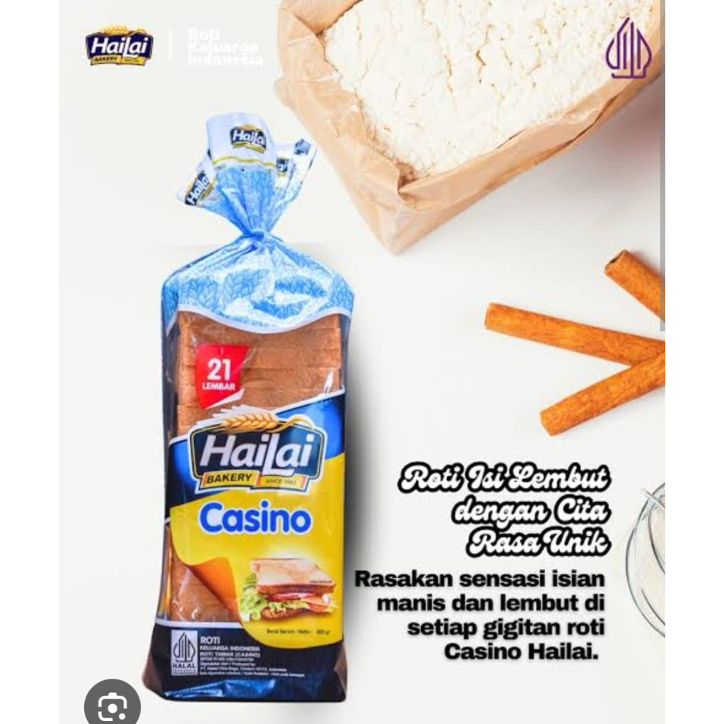 

HAILAI roti tawar Casino 400gr (21)