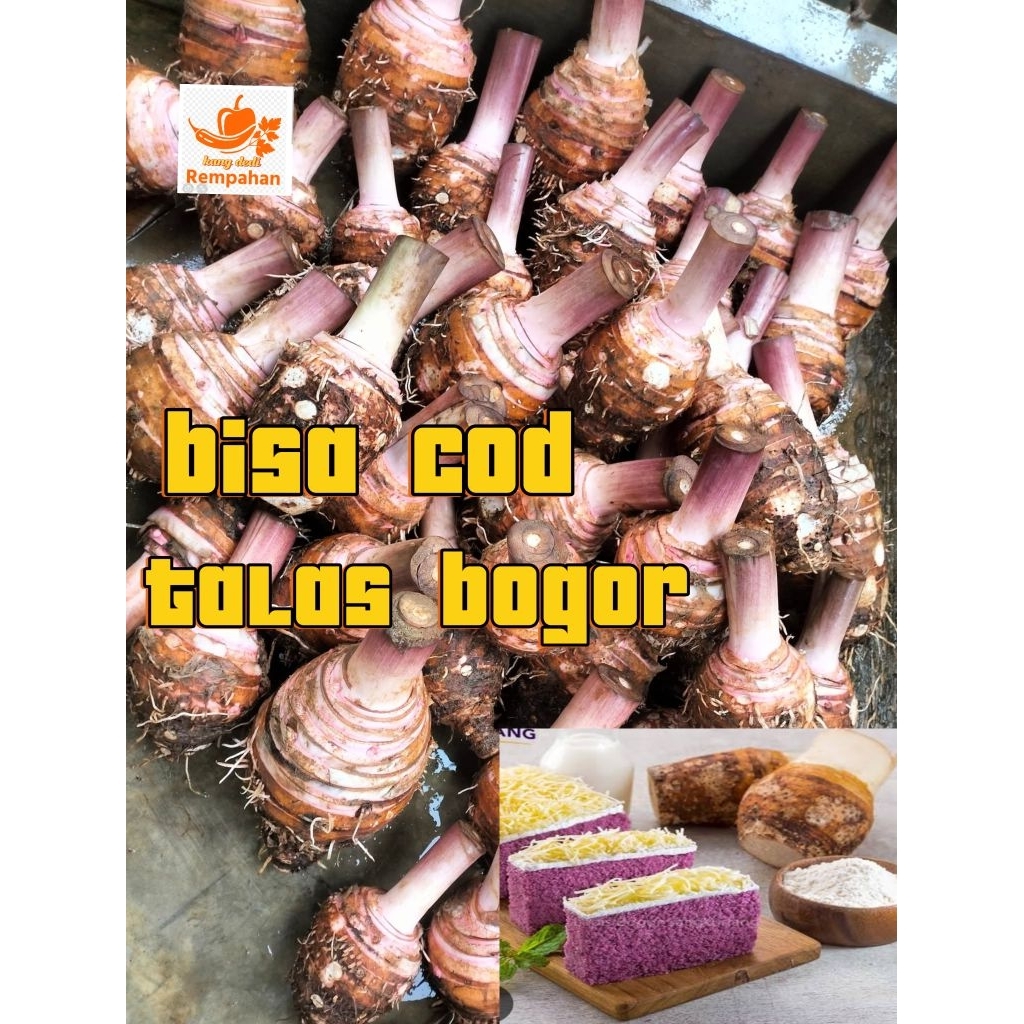 

talas Bogor empuk 500gram Redy setok