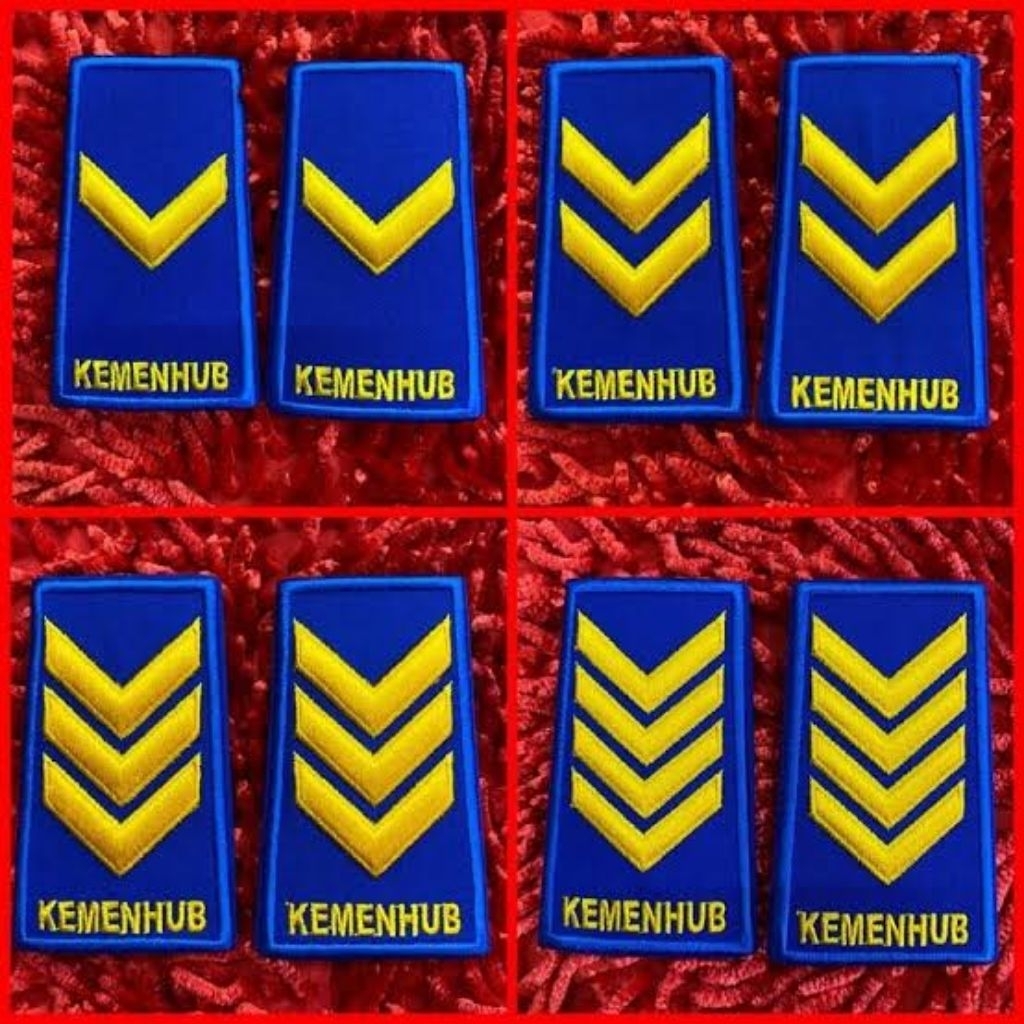 pangkat bordir Dishub/kemenhub/Perhubungan