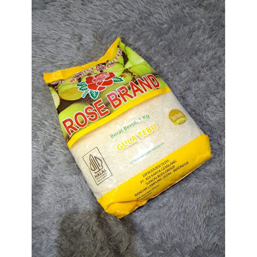 

GULA KRISTAL ROSE BRAND 1 KG warna kuning