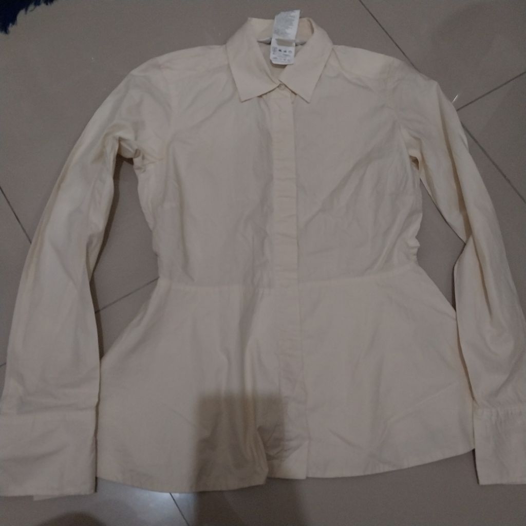 MAXMARA peplum shirt preloved