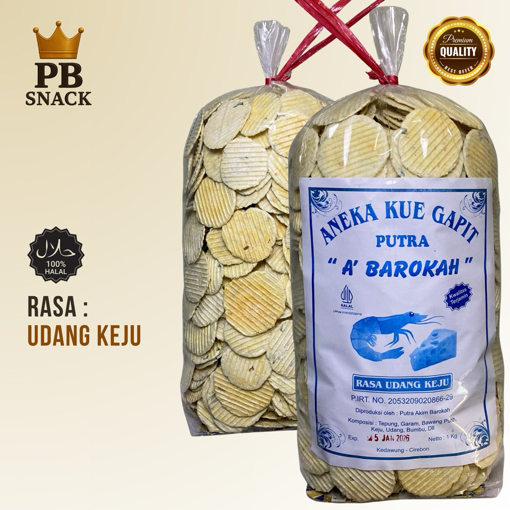 

Gapit Simpring Rasa Udang Keju (250gr - 500gr - 1kg) Harga Pabrik