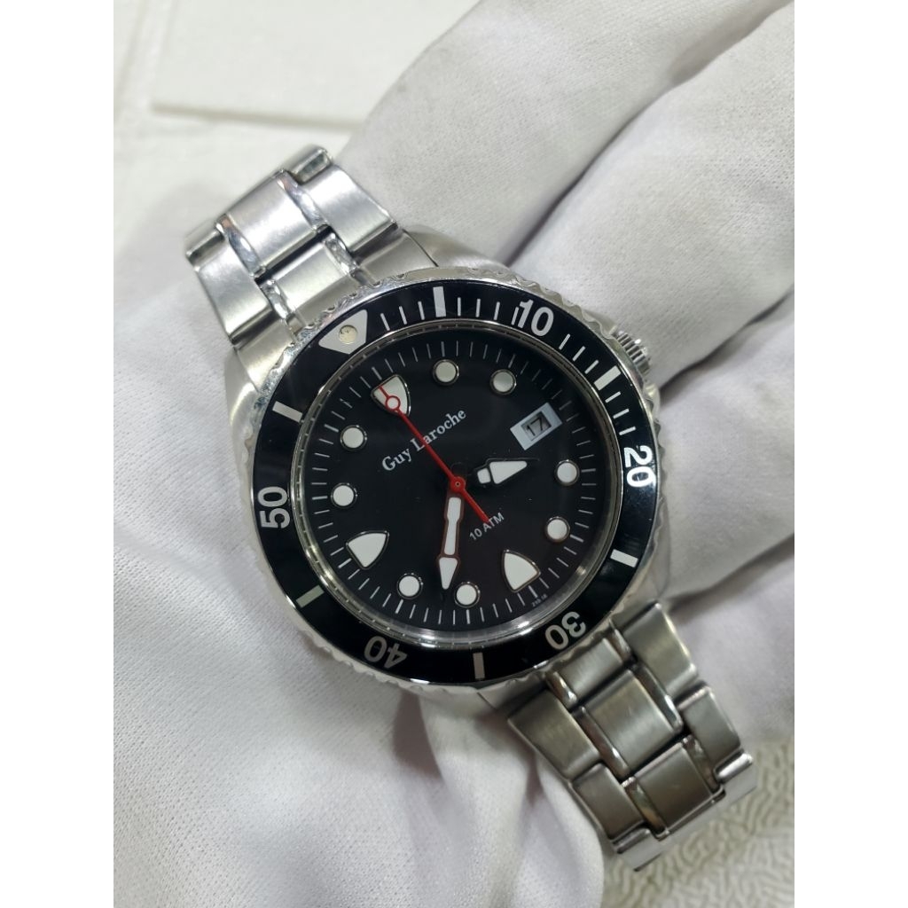 Jam Guy Laroche Diver Original 210.18 Pria Preloved