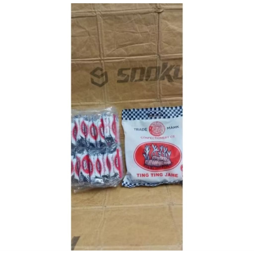 

Ting Ting jahe kecil dan besar