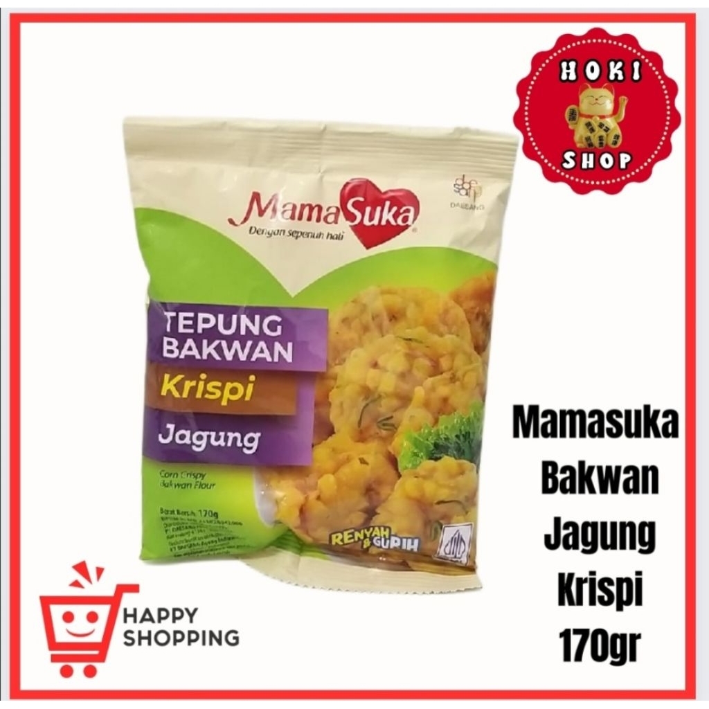 

Mamasuka Tepung Bakwan Jagung 170gr Exp 06.11.25 / Tepung Instan / Tepung Mamasuka