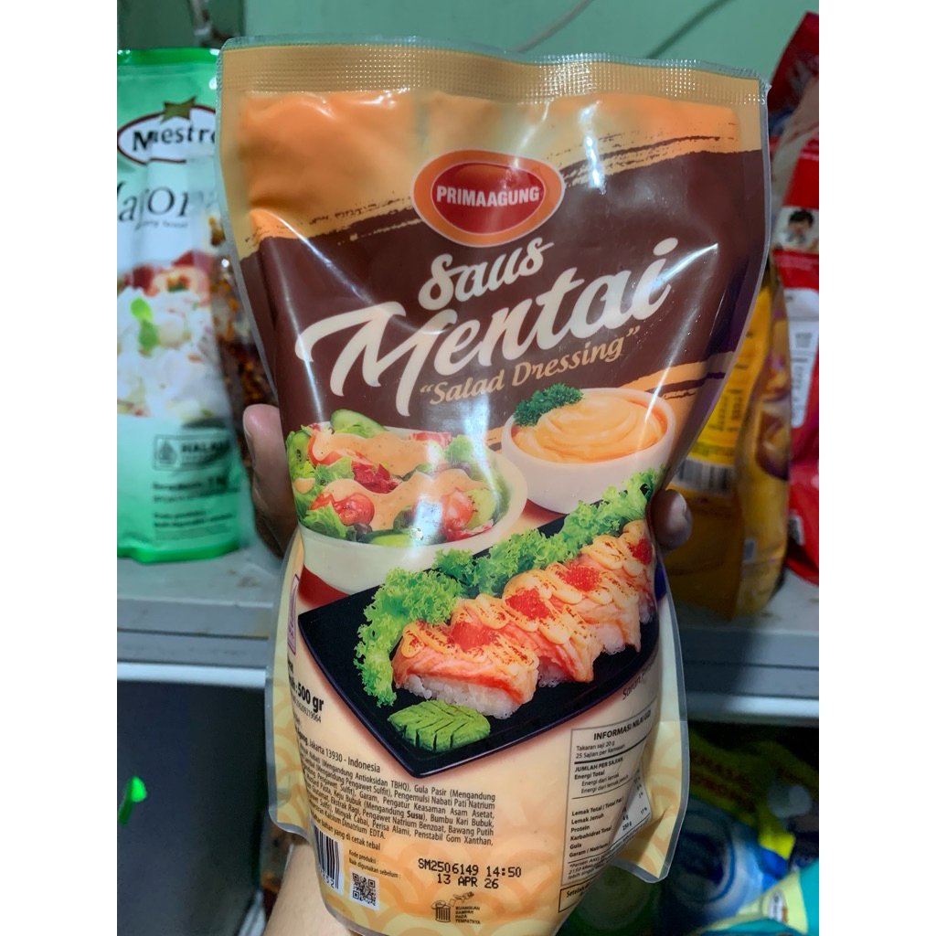 

SAOS MENTAI PRIMA AGUNG 500g