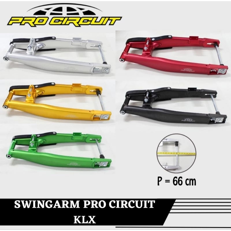 Swing Arm Cnc CRF KLX 150 63cm Sasis Belakang Capit Udang KLX 150 dan CRF 150 Model Ktm Pro Circuit 