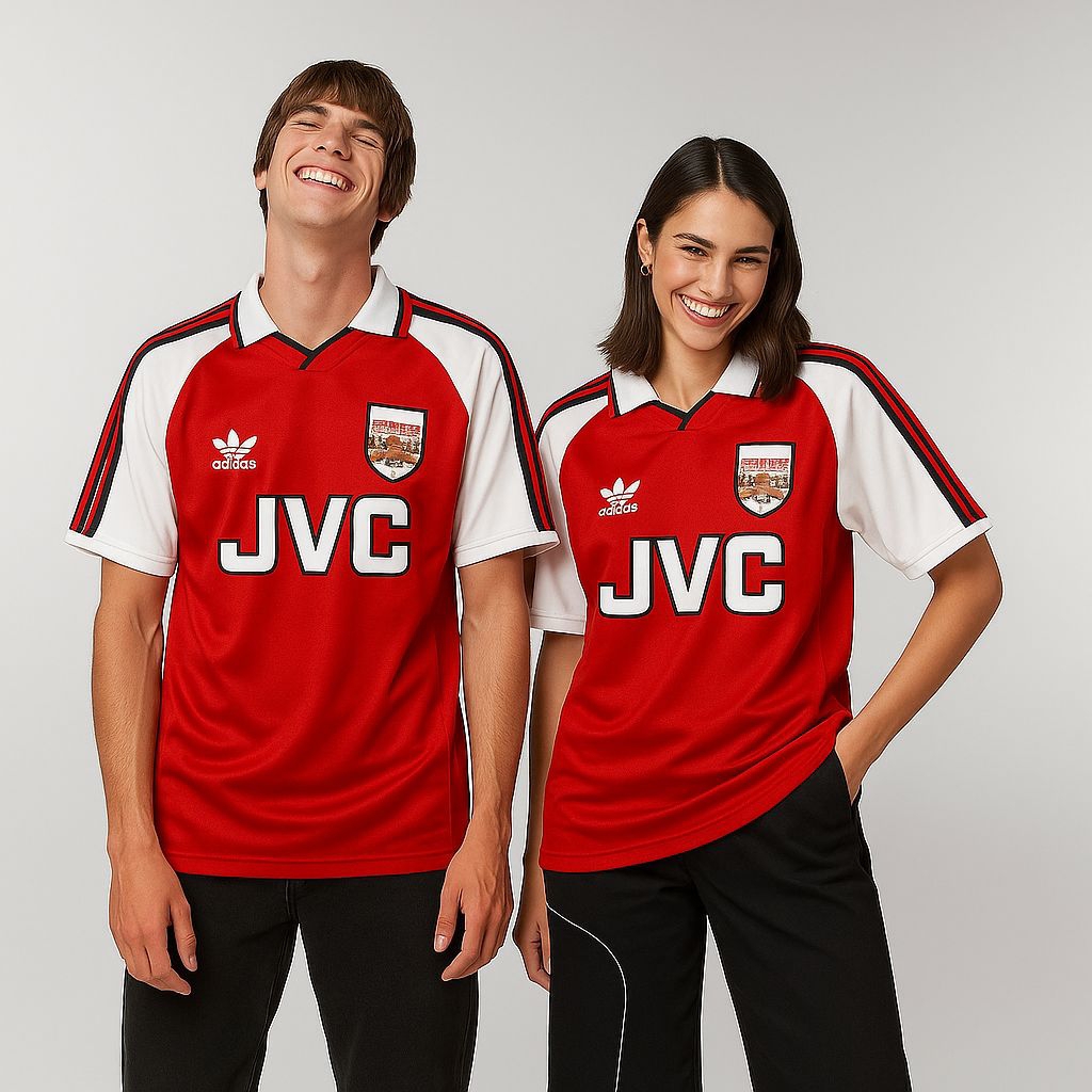 NEW NEFERTARI JERSEY VINTAGE BOLA ARSENAL HOME 1996/1998 KLASIK UNISEX