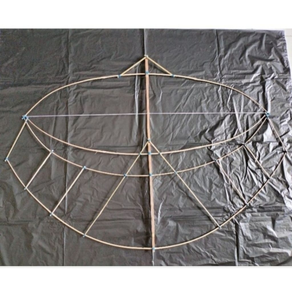 (arku) LAYANGAN GAPANGAN PEGON CEPER 1M BONUS SENDAREN+PITA