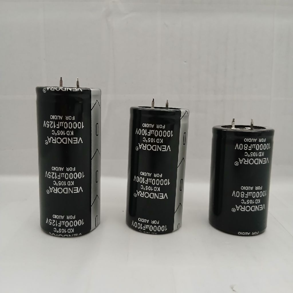 Kapasitor Elko Elco 80 100 125 volt - 10.000 uf Originall Vendora Kualitas Full Harga Per 1 pcs