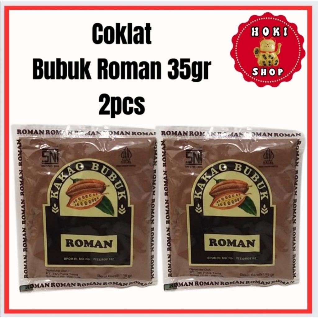 

Kakao Bubuk Roman 2pcs @35gr / Coklat Bubuk