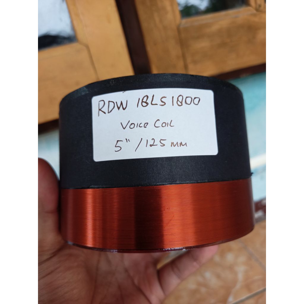Spul RDW 18 LS 1800 Coil 5"/125mm Spul Speaker RDW 18LS1800 Banyak diminati