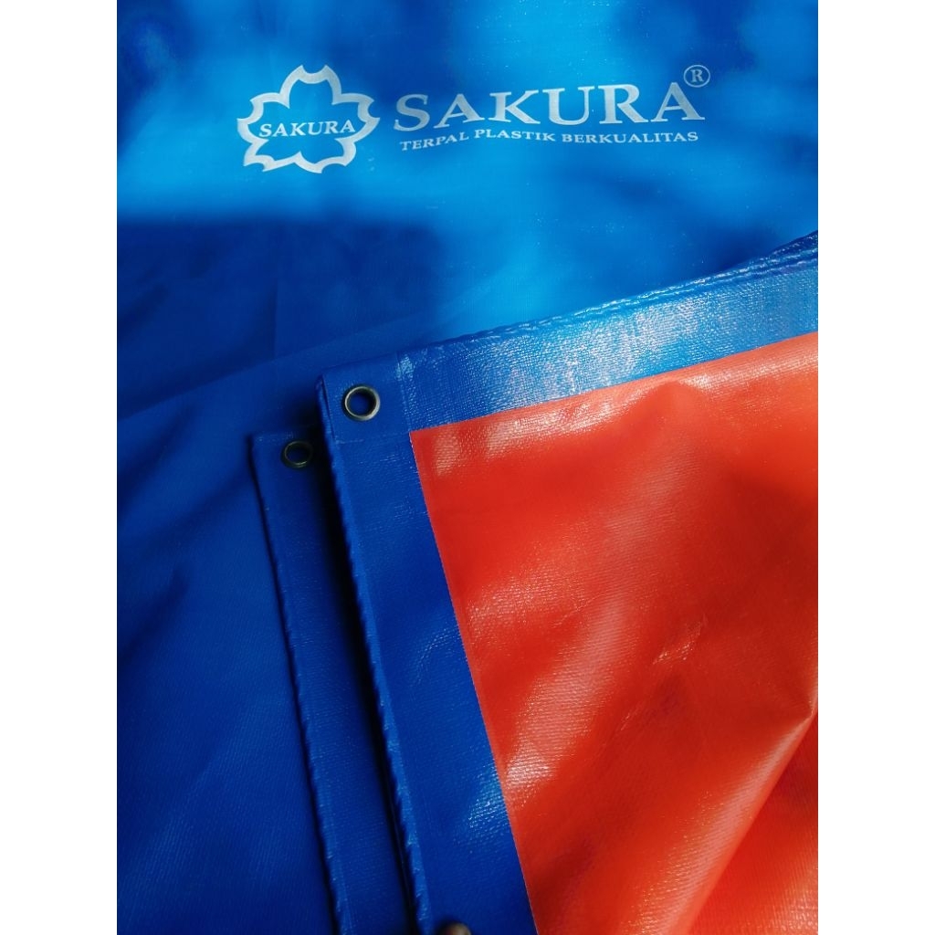 Terpal Plastik A12 Sakura 4x6 Meter Custom Logo