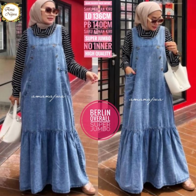 OVERALL JUMBO LD 116-140cm | BERLIN OVERALL JEANS JUMBO