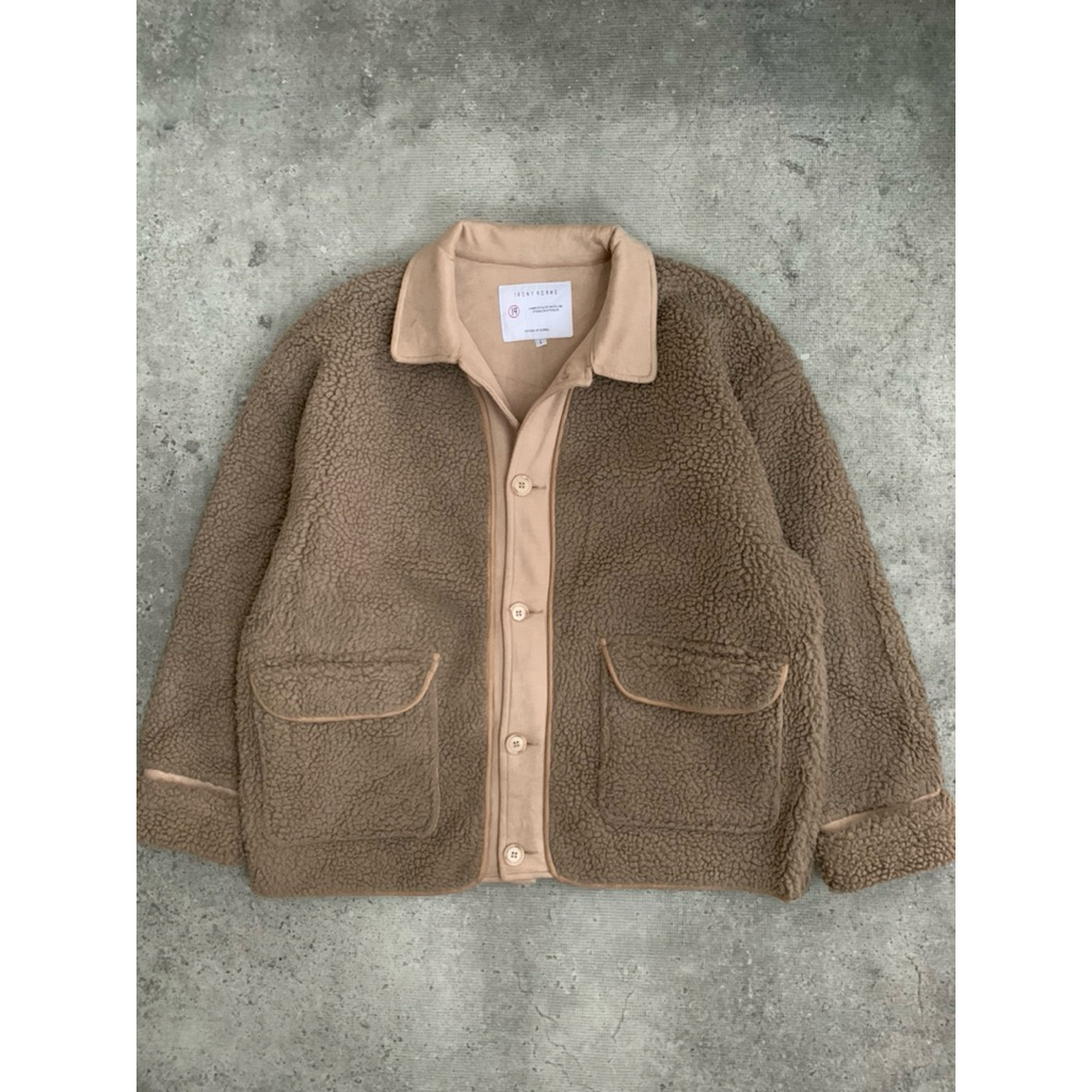 VINTAGE SHERPA JAKET  IRON QORNO