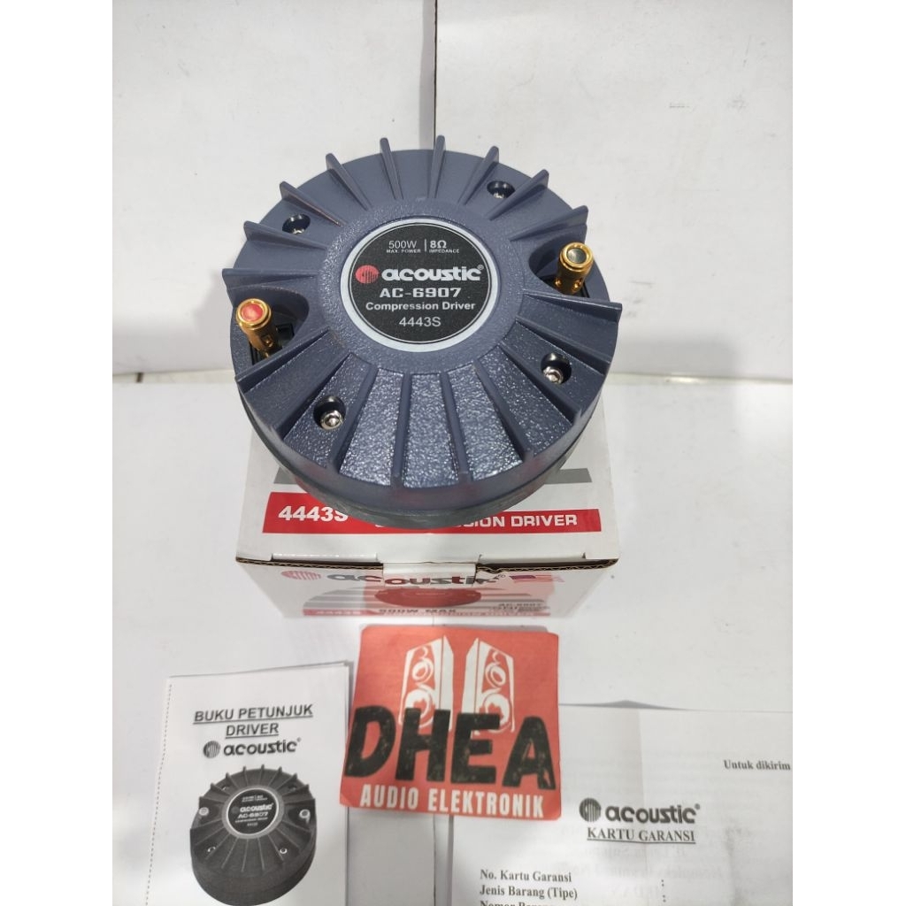 Driver Tweeter Acoustic PA44 ACT44 4443S AC-6907 Twetter Acoustic Original VC 1,75 inchi Drat 500 Wa