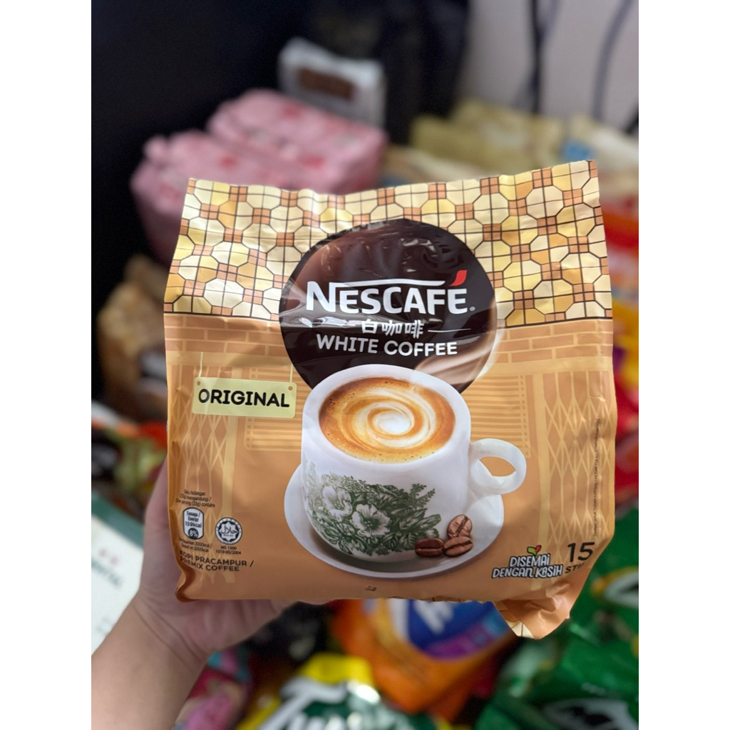 

nescafe white coffee / kopi o / tarik isi 15 sachets