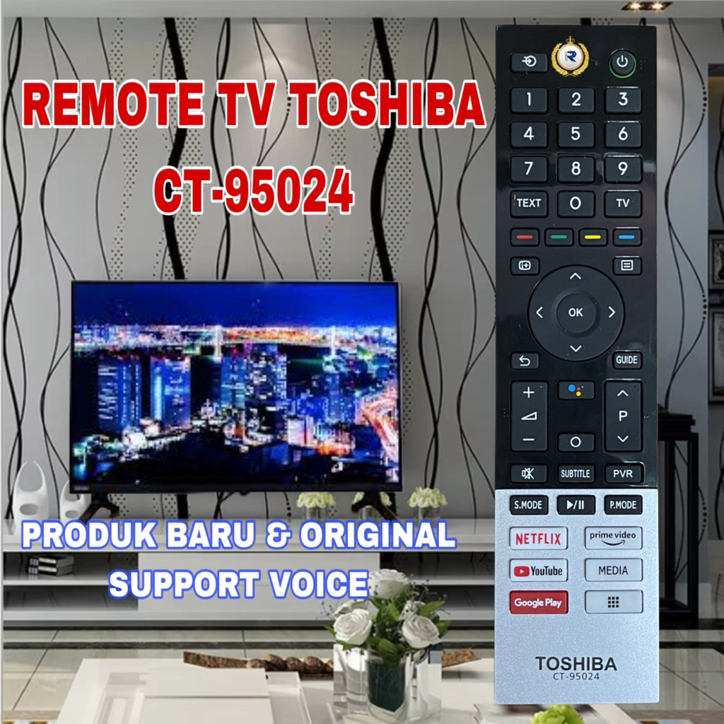 REMOT REMOTE TV TOSHIBA SMART TV CT-95024 ORIGINAL