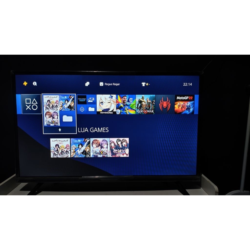 PS4 Slim Seri 20 FW 12.50 Putih 500 GB Bahan Hen 12 Lua Games